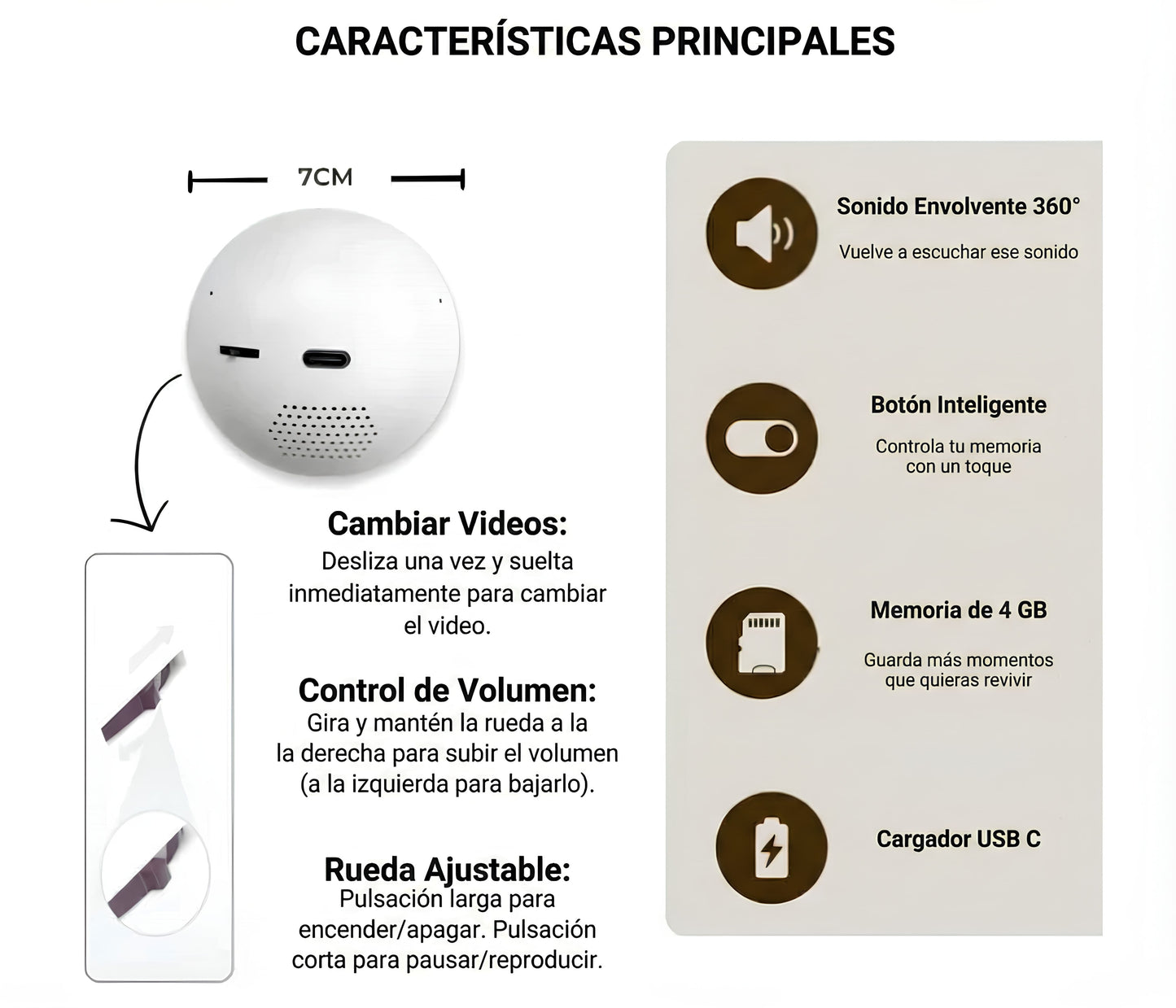 Esfera de Vídeo personalizable